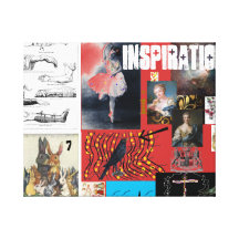 Toile de collage d'inspiration impression sur toile