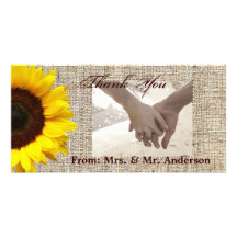 toile de jute moderne de tournesol de jaune de mar photocartes personnalisées
