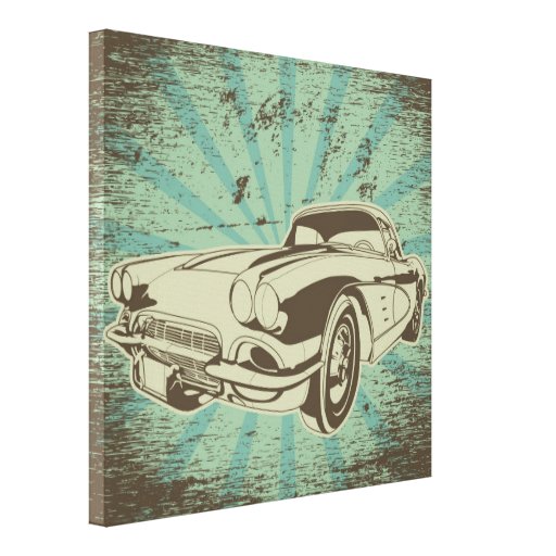 Toile de la voiture du grand-papa toiles tendues