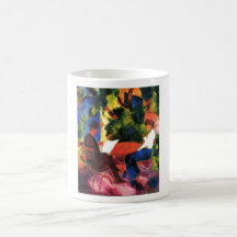 Toile d'huile d'August_Macke - de Paar AM Gartenti Tasse À Café
