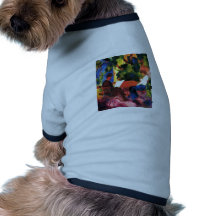 Toile d'huile d'August_Macke - de Paar AM Gartenti Manteaux Pour Chien