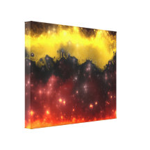 Toile enveloppée par 2-1 de nébuleuse de fractale toiles tendues