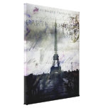 Toile enveloppée par Paris texturisée Toile Tendue