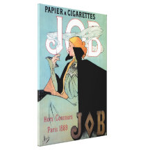 TOILE FRANÇAISE DE LA PUBLICITÉ POUR LE TABAC POST TOILE TENDUE SUR CHÂSSIS