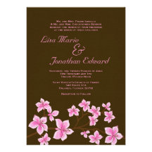 Toile rose élégante du faire-part de mariage 5x7 d