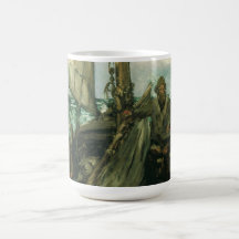 Toilers de la mer par Manet, impressionisme vintag Tasse À Café