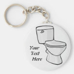 Toilette Keychain Porte-clés