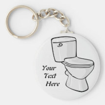Toilette Keychain Porte-clés