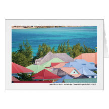 Toits colorés de St Martin II Carte