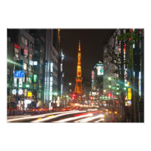 Tokyo, Japon. La tour de Tokyo est des communicati Impression Photo