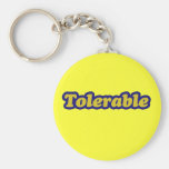 Tolérable Porte-clef