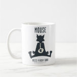 Tom a mangé la silhouette de Jerry Mug À Café