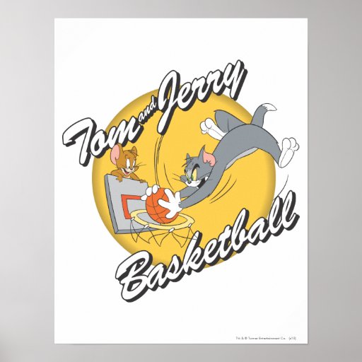 Tom et basket-ball 2 de Jerry Affiches