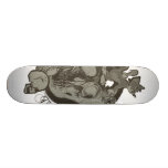 Tom et crâne de Jerry planches à roulettes
