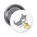 Tom et Jerry alimentent le chat badges publicitaires