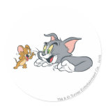 Tom et Jerry font des visages autocollants