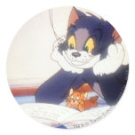 Tom et Jerry ont lu un livre autocollants