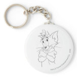 Tom et Jerry sur la tête porte-clés