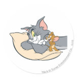 Tom et Jerry sur le coussin autocollants