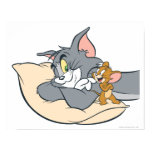 Tom et Jerry sur le coussin posters