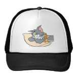 Tom et Jerry sur le coussin casquettes