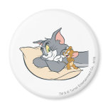 Tom et Jerry sur le coussin magnets