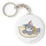 Tom et Jerry sur le coussin porte-clés