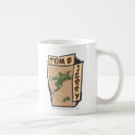Tom et Jerry sur un divan bronzage tasses