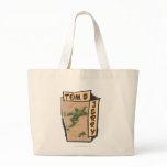 Tom et Jerry sur un divan bronzage sacs