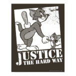 Tom et juge de Jerry la manière dure posters
