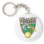 Tom et le football de Jerry (le football) 6 porte-clés