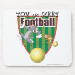 Tom et le football de Jerry (le football) 6 tapis de souris