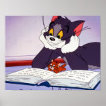Tom et livre de lecture de Jerry dédicacé Affiches
