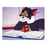 Tom et livre de lecture de Jerry dédicacé posters