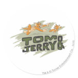 Tom et logo de chasse de Jerry autocollants
