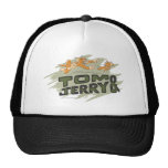 Tom et logo de chasse de Jerry casquettes