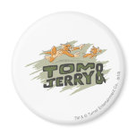 Tom et logo de chasse de Jerry magnets