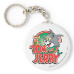 Tom et logo de classique de Jerry porte-clés