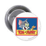 Tom et logo de Jerry ombragé badges publicitaires