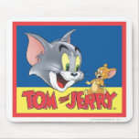 Tom et logo de Jerry ombragé tapis de souris