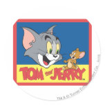 Tom et logo de Jerry plat autocollants