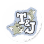 Tom et logo de Jerry T&J autocollants