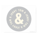 Tom et logo rond 1 de Jerry posters
