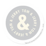 Tom et logo rond 1 de Jerry autocollants