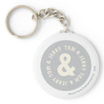 Tom et logo rond 1 de Jerry porte-clés