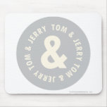 Tom et logo rond 1 de Jerry tapis de souris