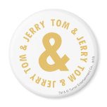 Tom et logo rond 4 de Jerry magnets
