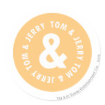 Tom et logo rond 5 de Jerry autocollants