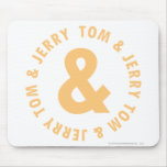 Tom et logo rond 6 de Jerry Tapis De Souris
