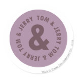Tom et logo rond 7 de Jerry autocollants